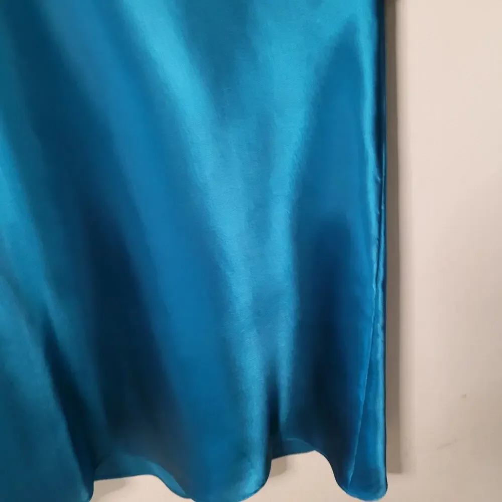 Thalia 2XL Blue Green Nightgown - Cozy & Chic Sleepwear - Picture 14 of 14